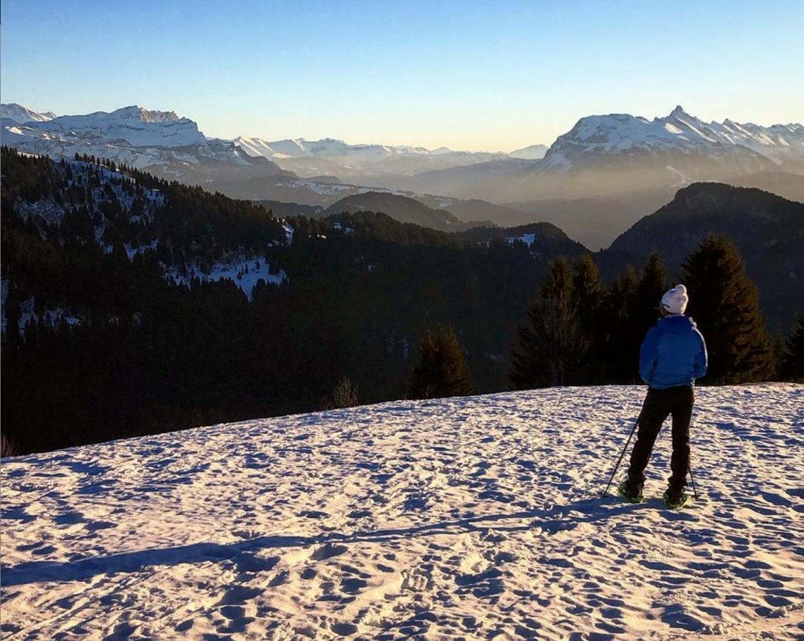 Micro-Lodge, Le Petit Nid D'Amour Montriond Bagian luar foto