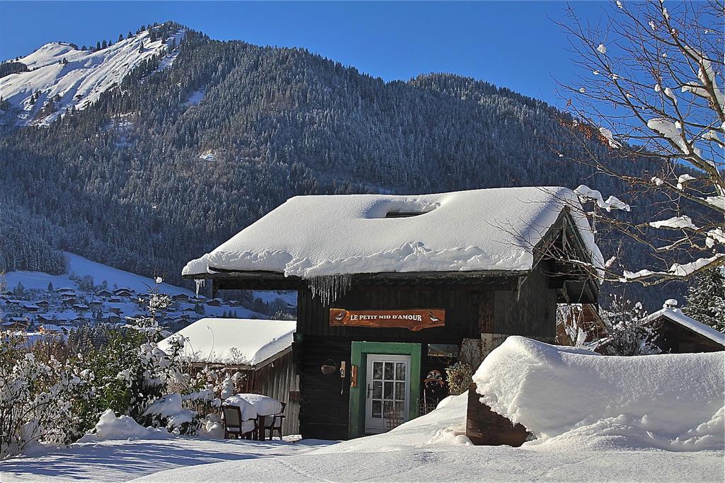 Micro-Lodge, Le Petit Nid D'Amour Montriond Bagian luar foto