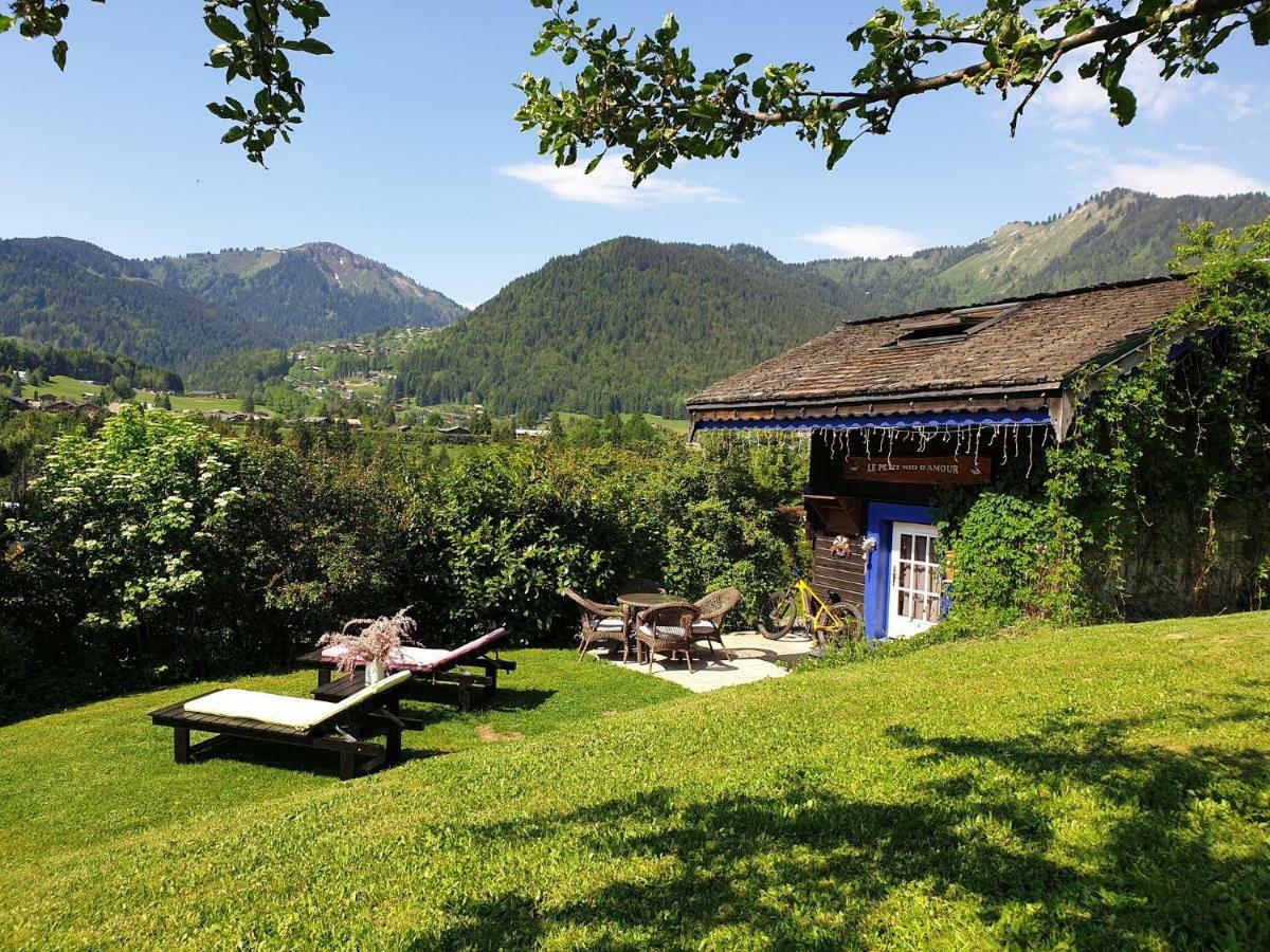 Micro-Lodge, Le Petit Nid D'Amour Montriond Bagian luar foto