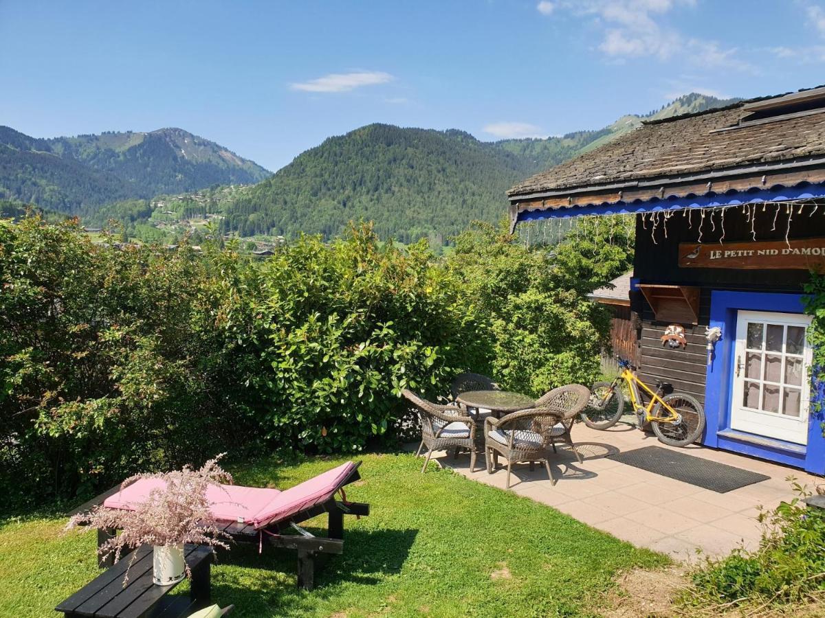 Micro-Lodge, Le Petit Nid D'Amour Montriond Bagian luar foto