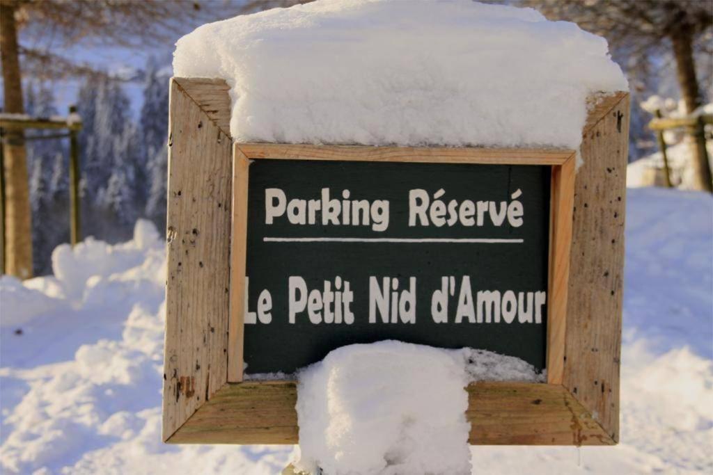 Micro-Lodge, Le Petit Nid D'Amour Montriond Bagian luar foto